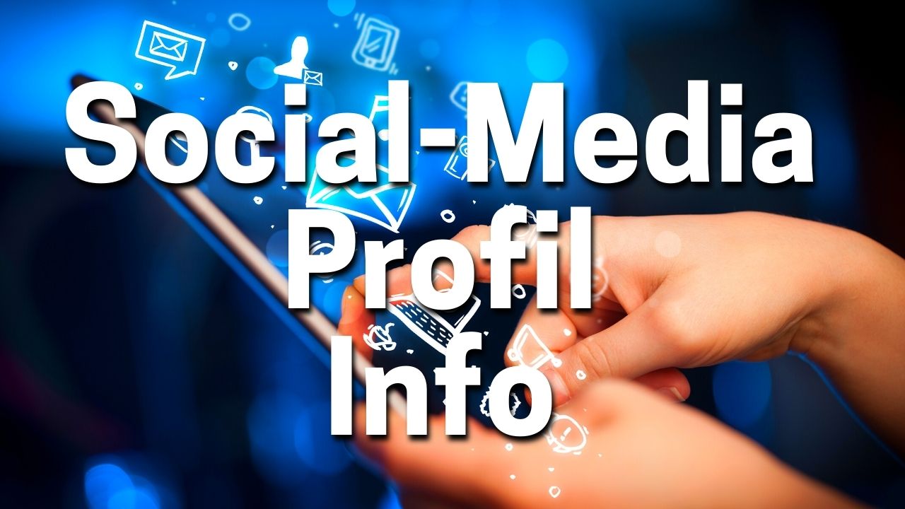 Social Media Profil Info